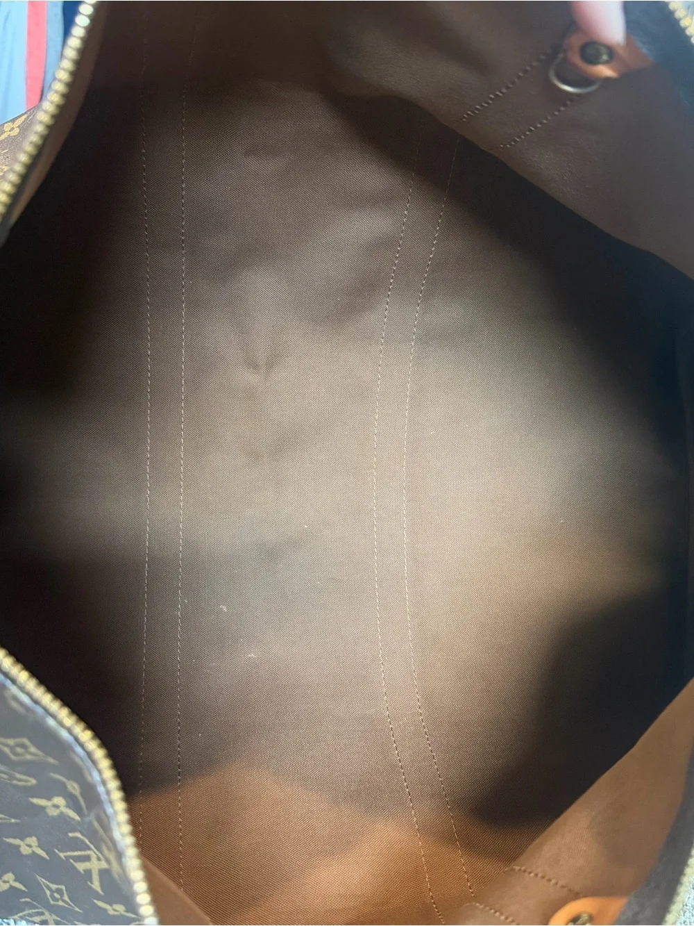 Louis Vuitton Brown Monogram Keepall 50